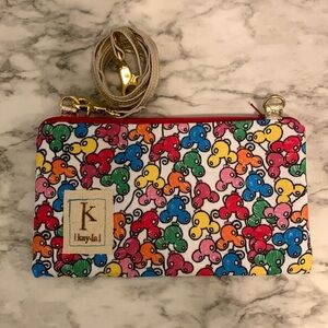Disney Print Handmade Crossbody bag/wallet.